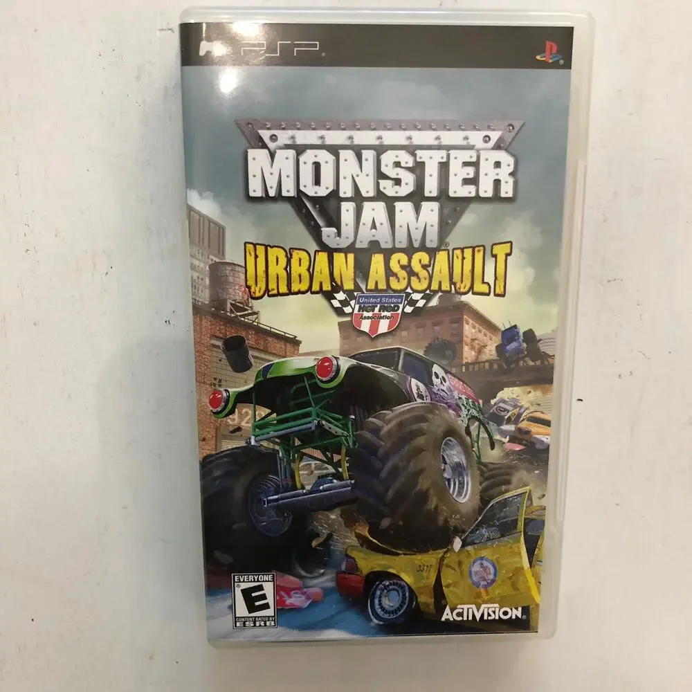 Monster Jam Urban Assault (Sony PSP PlayStation Portable) Tested And Working